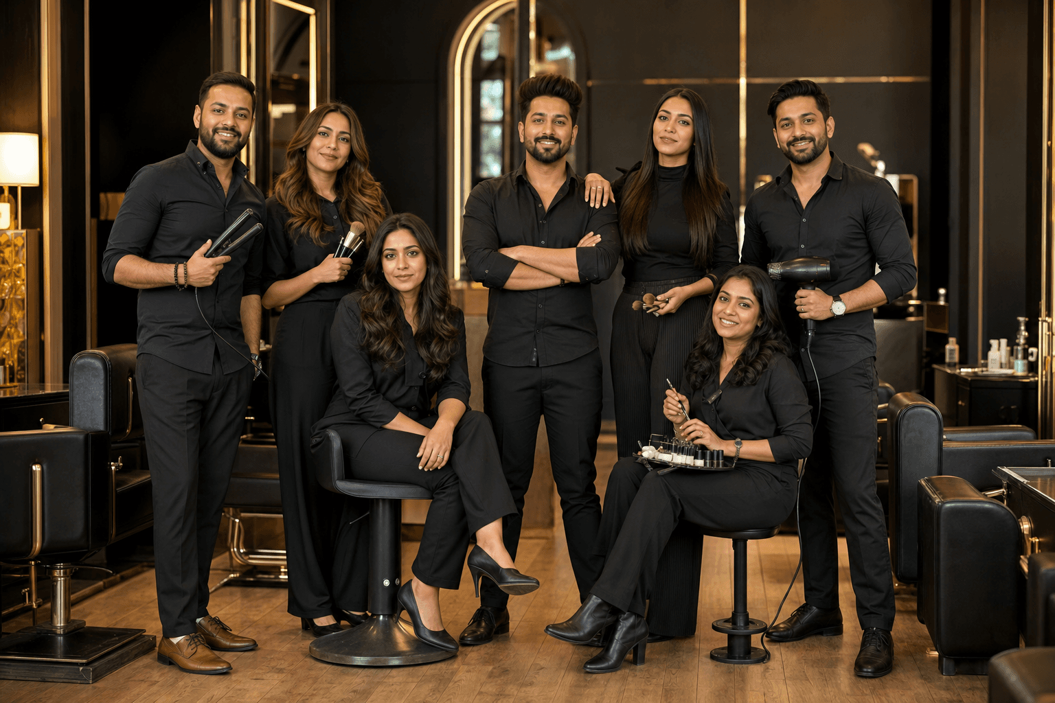 Professional STYLEHVN hairstylists, makeup artists and beauty experts